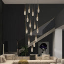 GobekUsa Diamond Crystal Chandelier - Gold Interior Designer Living Room Lamp