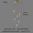 GobekUsa Diamond Crystal Chandelier - Gold Interior Designer Living Room Lamp