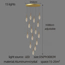 GobekUsa Diamond Crystal Chandelier - Gold Interior Designer Living Room Lamp