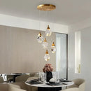 GobekUsa Diamond Crystal Chandelier Staircase LED Golden Chandeliers Lighting for Luxurious Home Décor