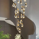 GobekUsa Diamond Crystal LED Ceiling Chandelier for Home Decor