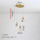 GobekUsa Diamond Crystal LED Ceiling Chandelier for Home Decor