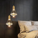 GobekUsa Diamond Crystal Pendant Lights for Luxe Decor in Restaurant, Bedroom, or Salon