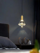 GobekUsa Diamond Crystal Pendant Lights for Luxe Decor in Restaurant, Bedroom, or Salon