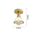 GobekUsa Diamond Crystal Wall Lamp for Bedroom Living Room Staircase Indoor Lighting