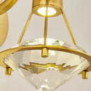 GobekUsa Diamond Crystal Wall Lamp for Bedroom Living Room Staircase Indoor Lighting