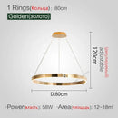 GobekUsa Diamond Ring Chandelier | Nordic Crystal Bedroom and Living Room Luxury Lamp