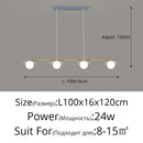 GobekUsa Dimmable Led Ceiling Chandelier for Living Room, Dining Table, Kitchen - Modern Indoor Lighting Fixture
