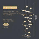 GobekUsa Dolphin Pendant Chandelier: Luxe Staircase & Lobby Décor for Hotel, Mall & Home