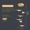 GobekUsa Dolphin Pendant Chandelier: Luxe Staircase & Lobby Décor for Hotel, Mall & Home