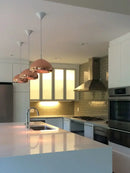 GobekUsa Glass Gold Ceiling Pendant Lamps LED Dining Bar Kitchen Lighting Fashion Lustres