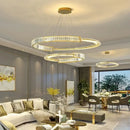 GobekUsa Crystal Chandeliers: Modern Luxury LED Lighting Fixture for Living, Dining, and Bedroom