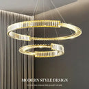 GobekUsa Crystal Chandeliers: Modern Luxury LED Lighting Fixture for Living, Dining, and Bedroom