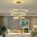 GobekUsa Crystal Chandeliers: Modern Luxury LED Lighting Fixture for Living, Dining, and Bedroom