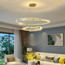 GobekUsa Crystal Chandeliers: Modern Luxury LED Lighting Fixture for Living, Dining, and Bedroom