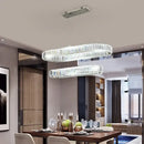 GobekUsa Crystal LED Chandelier: Modern Luxury Lighting for Living & Dining Room
