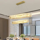GobekUsa Crystal LED Chandelier: Modern Luxury Lighting for Living & Dining Room