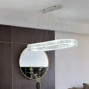 GobekUsa Sleek LED Suspension Lamp with Optical K9 Crystal - Perfect for Restaurants and Islands