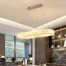 GobekUsa Sleek LED Suspension Lamp with Optical K9 Crystal - Perfect for Restaurants and Islands