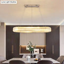 GobekUsa Sleek LED Suspension Lamp with Optical K9 Crystal - Perfect for Restaurants and Islands