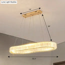 GobekUsa Sleek LED Suspension Lamp with Optical K9 Crystal - Perfect for Restaurants and Islands