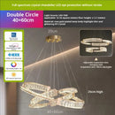 GobekUsa Light Luxury Crystal Chandelier for Elegant Living & Dining Atmosphere