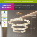 GobekUsa Light Luxury Crystal Chandelier for Elegant Living & Dining Atmosphere