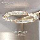 GobekUsa Light Luxury Crystal Chandelier for Elegant Living & Dining Atmosphere