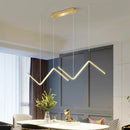 GobekUsa Minimalist Double Z-Shaped LED Island Light Fixture