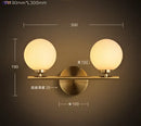 GobekUsa Glass Ball LED Wall Lights Modern Wall Lamp Sconce for Home Lighting
