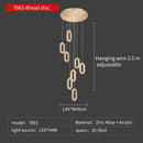 GobekUsa Duplex Crystal Chandelier: Luxury Cantilevered Pendant Light for Villa Living Room & Staircase