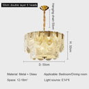 GobekUsa Elegant Crystal Chandelier for Living Room, Restaurant, and Bedroom Lighting