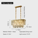 GobekUsa Elegant Crystal Chandelier for Living Room, Restaurant, and Bedroom Lighting