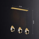 GobekUsa Elegant Crystal Chandelier for Living Room & Staircase Lighting