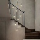 GobekUsa Elegant Crystal Chandelier for Duplex Villa, Restaurant, and Living Room