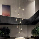 GobekUsa Elegant Crystal Chandelier for Duplex Villa, Restaurant, and Living Room