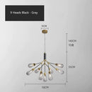 GobekUsa Elegant Firefly Chandelier - Luxury Nordic Bedroom & Restaurant Lighting