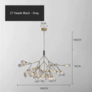 GobekUsa Elegant Firefly Chandelier - Luxury Nordic Bedroom & Restaurant Lighting