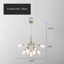 GobekUsa Elegant Firefly Chandelier - Luxury Nordic Bedroom & Restaurant Lighting