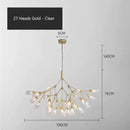 GobekUsa Elegant Firefly Chandelier - Luxury Nordic Bedroom & Restaurant Lighting