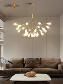 GobekUsa Elegant Firefly Chandelier - Luxury Nordic Bedroom & Restaurant Lighting