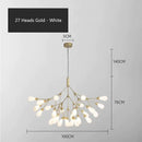 GobekUsa Elegant Firefly Chandelier - Luxury Nordic Bedroom & Restaurant Lighting