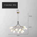 GobekUsa Elegant Firefly Chandelier - Luxury Nordic Bedroom & Restaurant Lighting