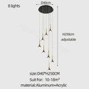 GobekUsa Elegant Horn-Shaped Chandelier for Living Room and Bedroom