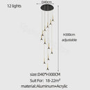 GobekUsa Elegant Horn-Shaped Chandelier for Living Room and Bedroom