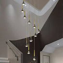 GobekUsa Elegant Horn-Shaped Chandelier for Living Room and Bedroom