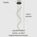 GobekUsa Elegant Horn-Shaped Chandelier for Living Room and Bedroom