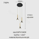 GobekUsa Elegant Horn-Shaped Chandelier for Living Room and Bedroom