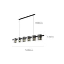 GobekUsa Elegant Smoky Glass Chandelier Ceiling Lighting for Dining Living Bedroom