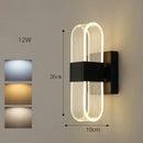 GobekUsa Elliptical LED Wall Lamp for Home Decor Bedside Lighting in Bedroom Living Room